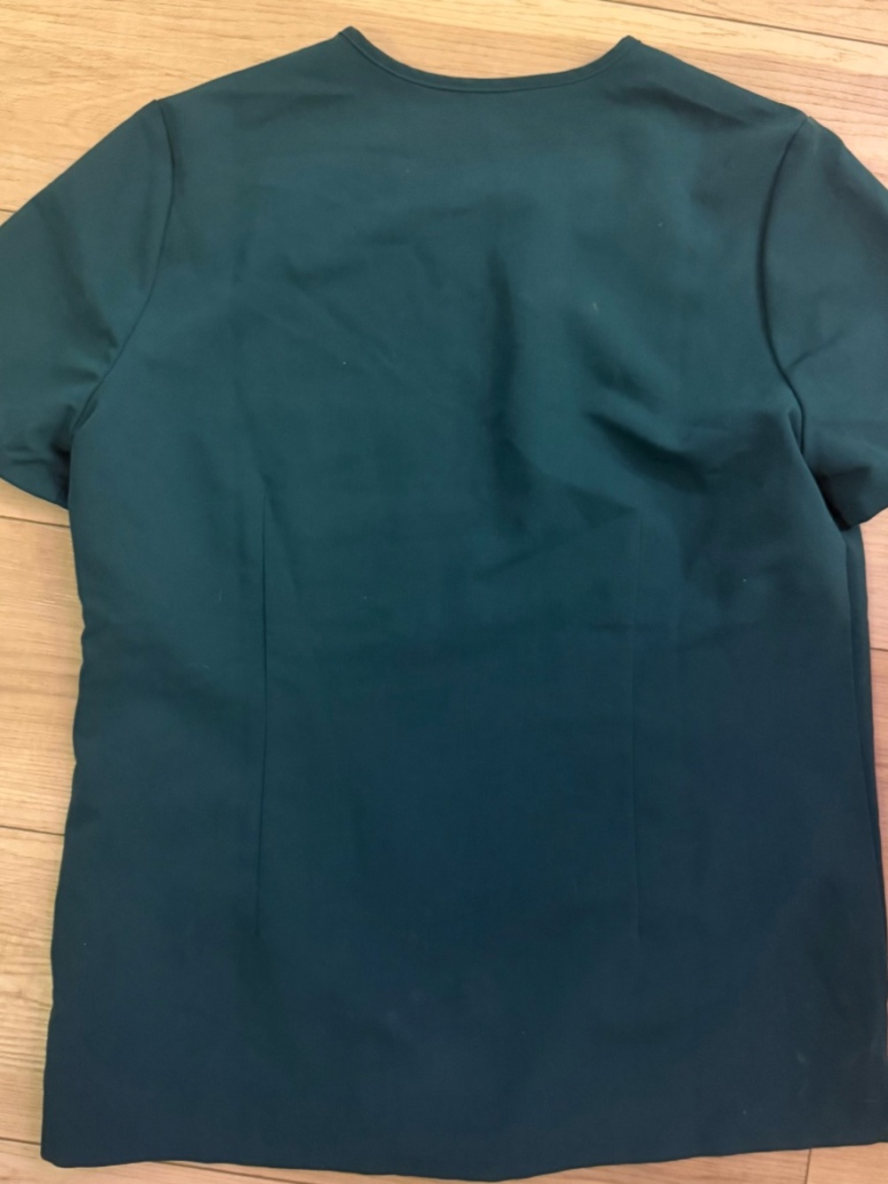 FIGS Catarina One Pocket Scrub Top Women’s Small Hunter Green Technical - Picture 4 of 4